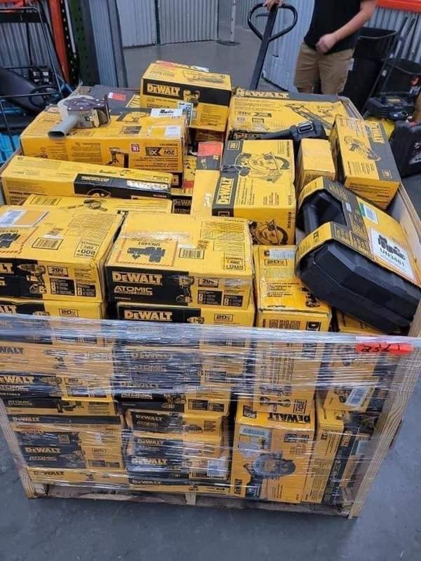 Liquidation pallets